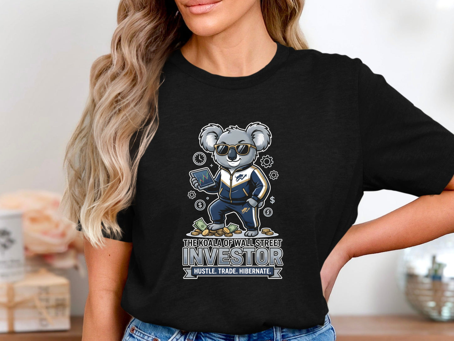 Wall Street Koala Investor T-Shirt - Australian Finance Graphic Tee