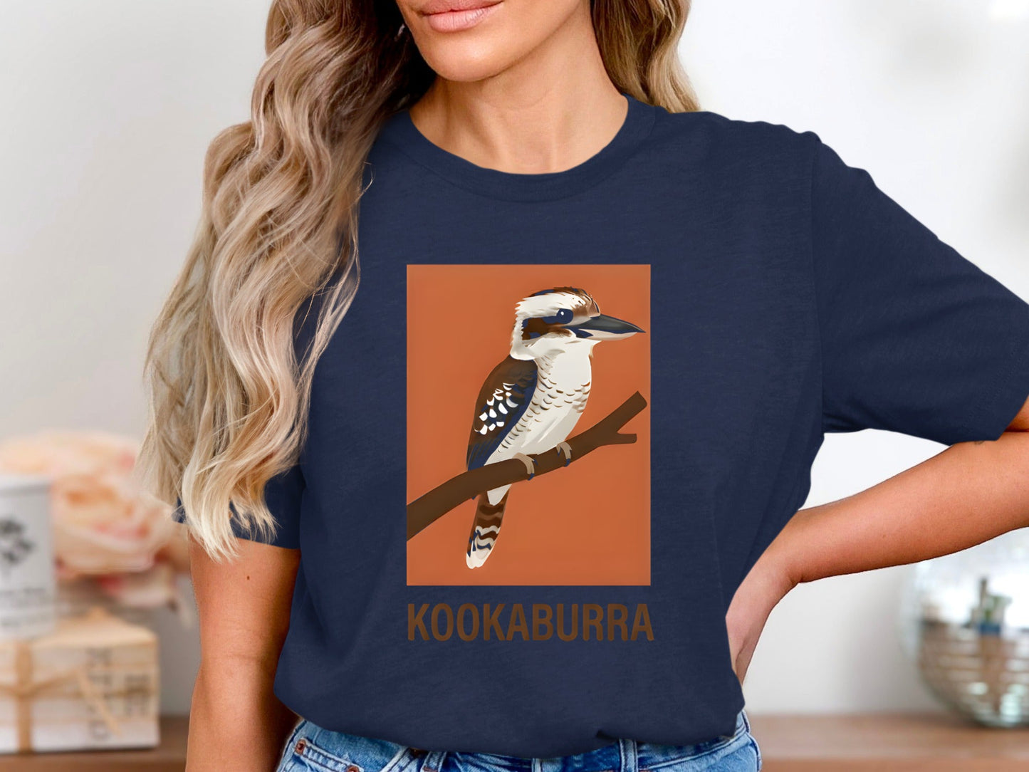 Classic Kookaburra Portrait T-Shirt | Modern Wildlife Tee