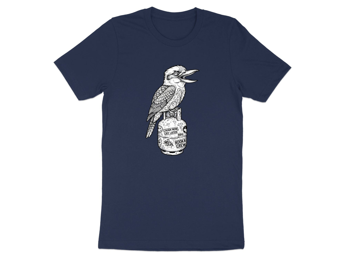 Aussie Kookaburra & BBQ Gas Tank Graphic Tee