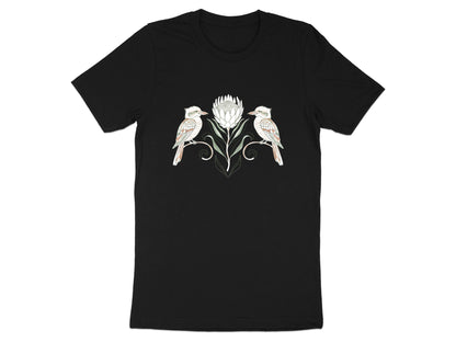 Kookaburras & Protea Floral T-Shirt | Australian Botanical Tee