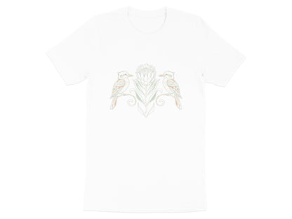 Kookaburras & Protea Floral T-Shirt | Australian Botanical Tee