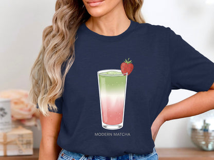 Modern Matcha Strawberry Latte T-Shirt