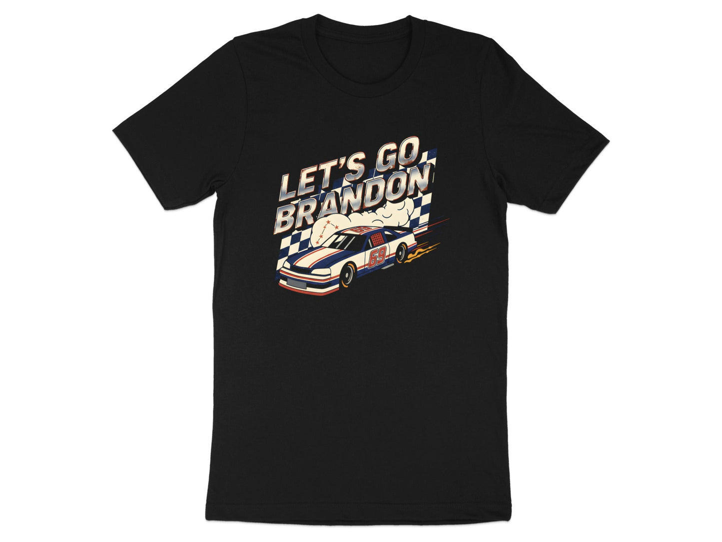 Let's Go Brandon Race Car Graphic T-Shirt