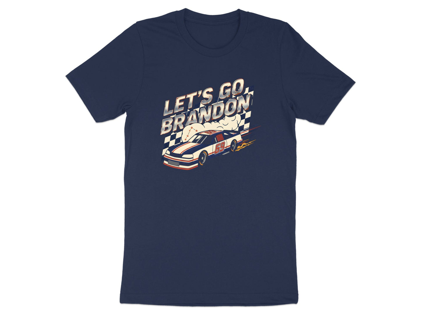 Let's Go Brandon Race Car Graphic T-Shirt