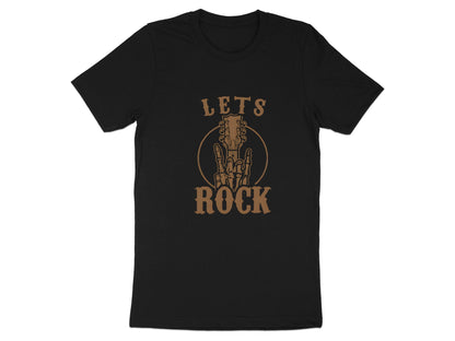 Let's Rock Skeleton Hands Guitar T-Shirt