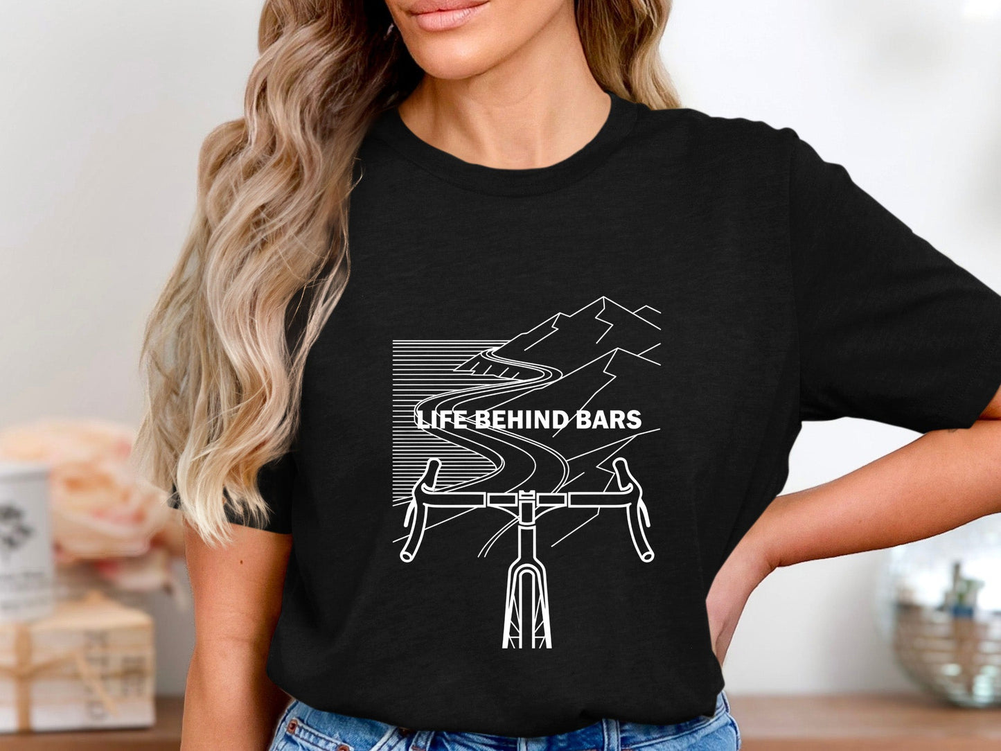 Life Behind Bars Mountain Road Cycling Tee