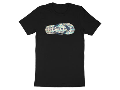 'Life's Better at the Beach' Slogan T-Shirt