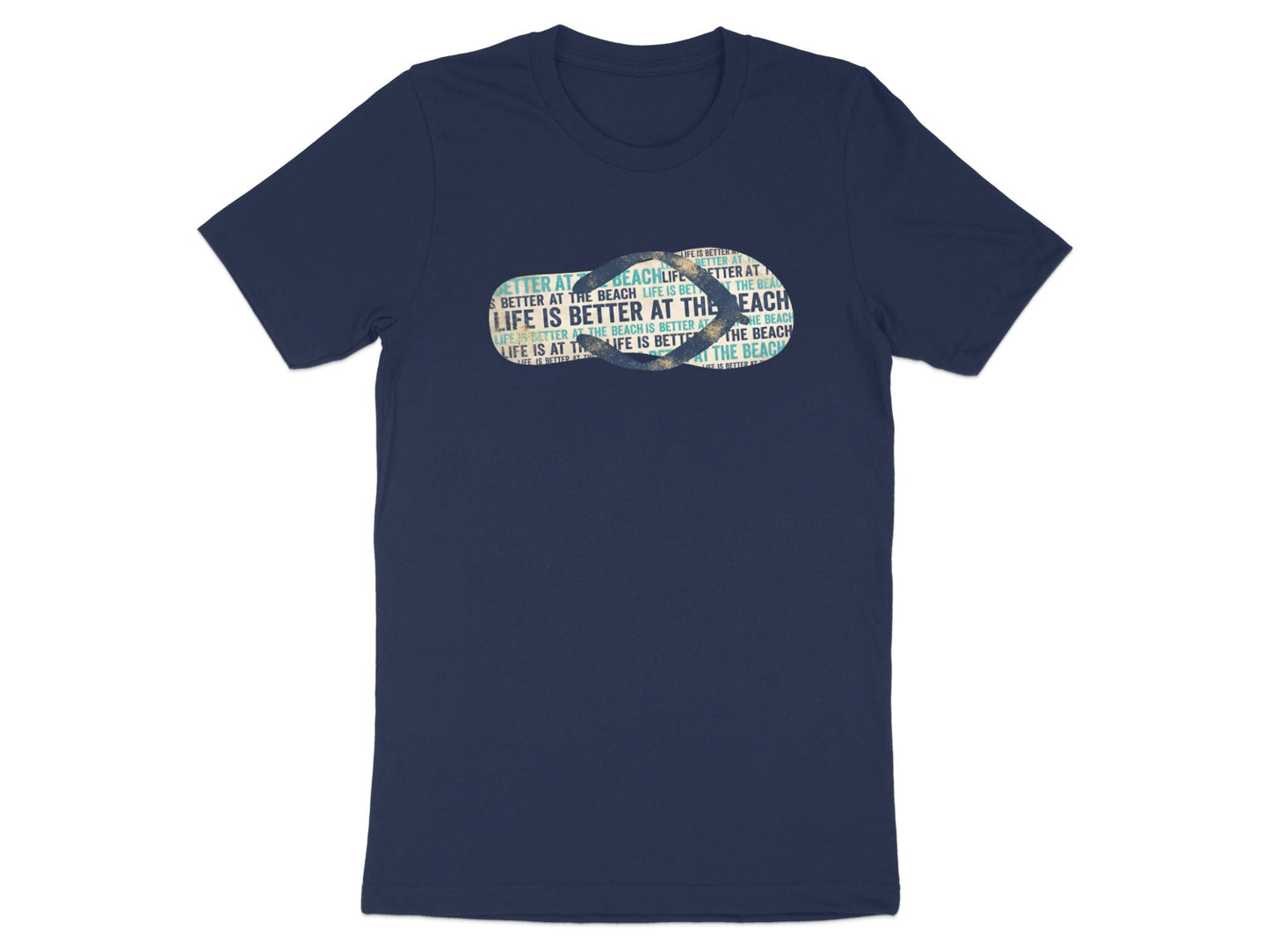 'Life's Better at the Beach' Slogan T-Shirt