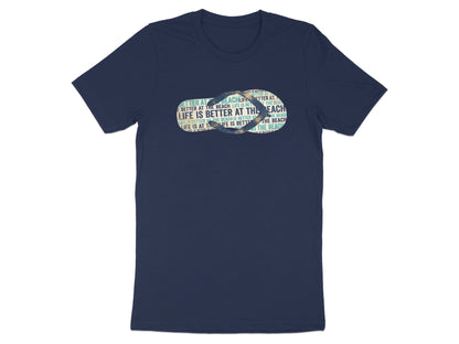 'Life's Better at the Beach' Slogan T-Shirt