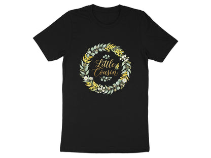 Little Cousin Aesthetic Watercolor Floral Wreath Tee