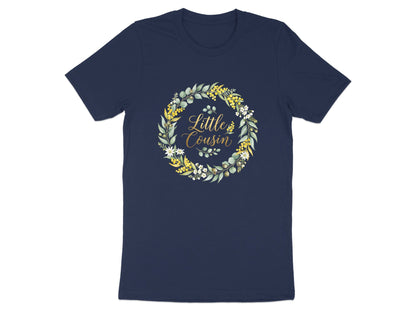 Little Cousin Aesthetic Watercolor Floral Wreath Tee