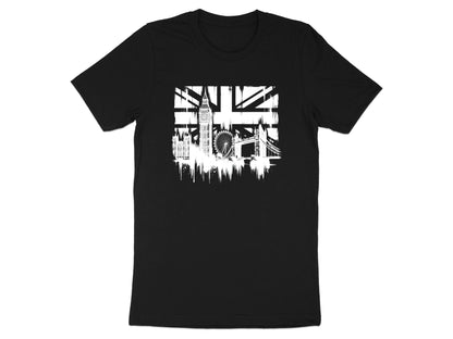 London Skyline & Union Jack T-Shirt - Iconic Landmark Art
