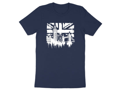 London Skyline & Union Jack T-Shirt - Iconic Landmark Art