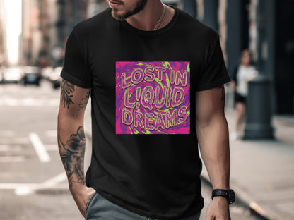 Lost in Liquid Dreams Psychedelic T-Shirt