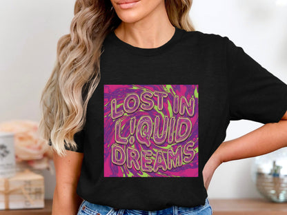 Lost in Liquid Dreams Psychedelic T-Shirt