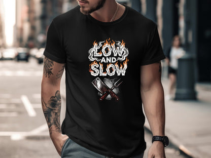 Low and Slow BBQ Pitmaster T-Shirt