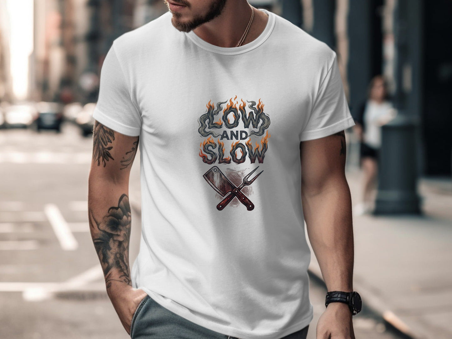 Low and Slow BBQ Pitmaster T-Shirt