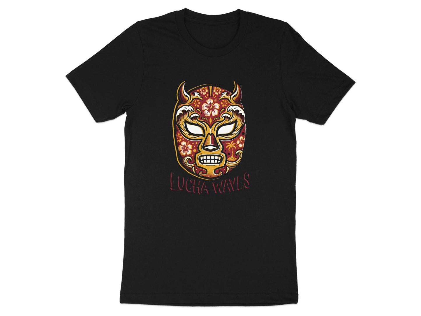 Lucha Waves Mexican Wrestling Mask T-Shirt