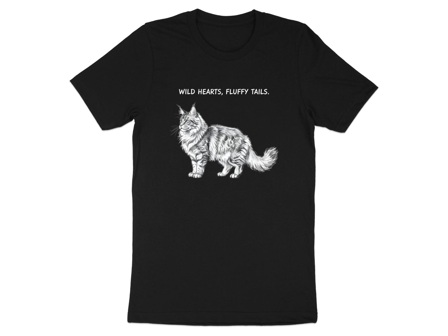 Wild Hearts Fluffy Tails Maine Coon T-Shirt