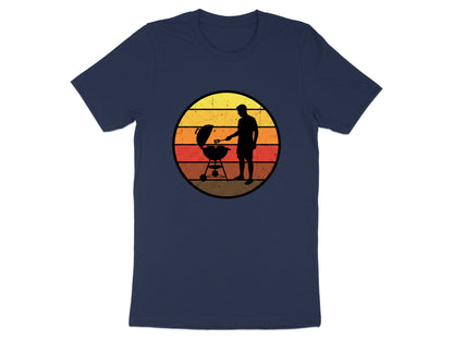 Sunset BBQ Silhouette Grilling T-Shirt
