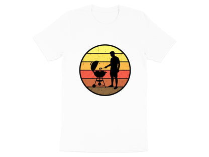 Sunset BBQ Silhouette Grilling T-Shirt