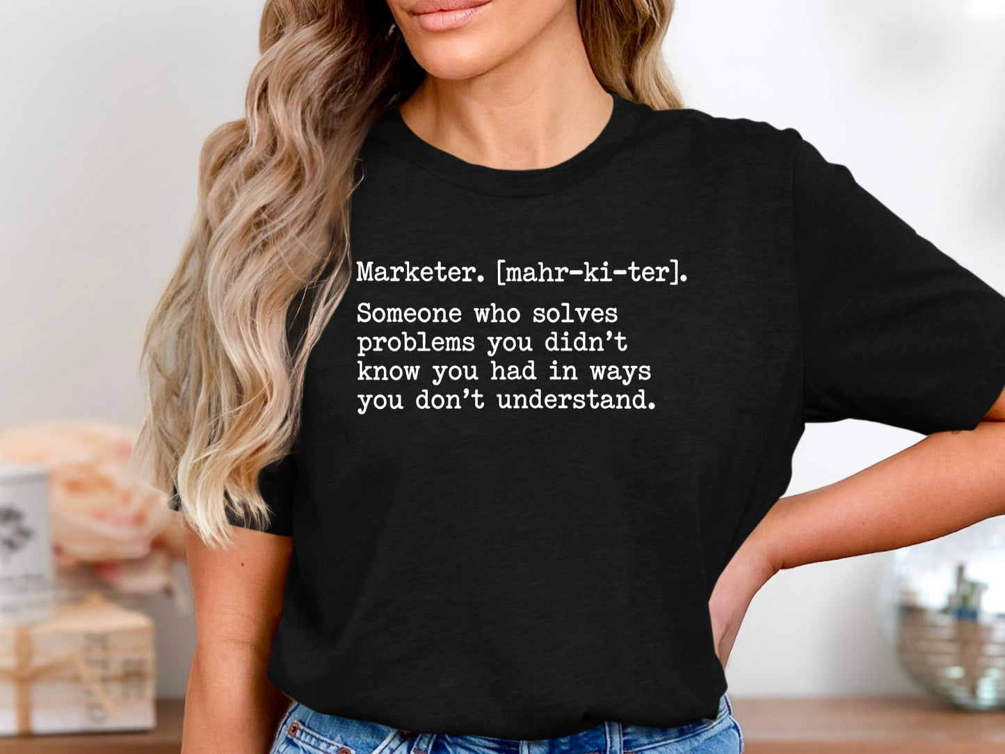 Marketer Definition T-Shirt - 'Professional Storyteller'  Tee