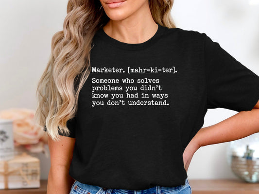 Marketer Definition T-Shirt - 'Professional Storyteller'  Tee