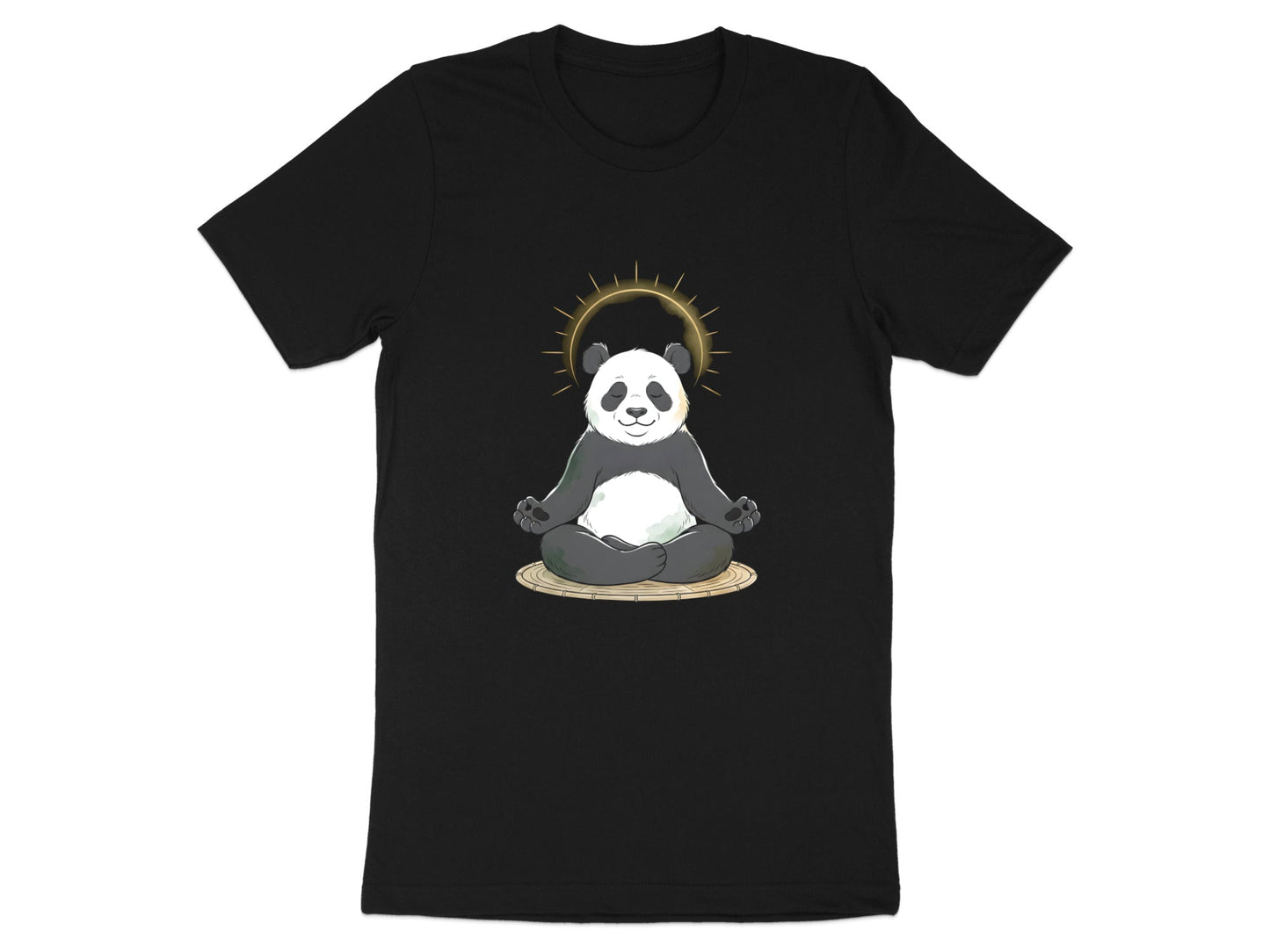 Meditating Panda Zen T-Shirt - Yoga & Mindfulness Graphic