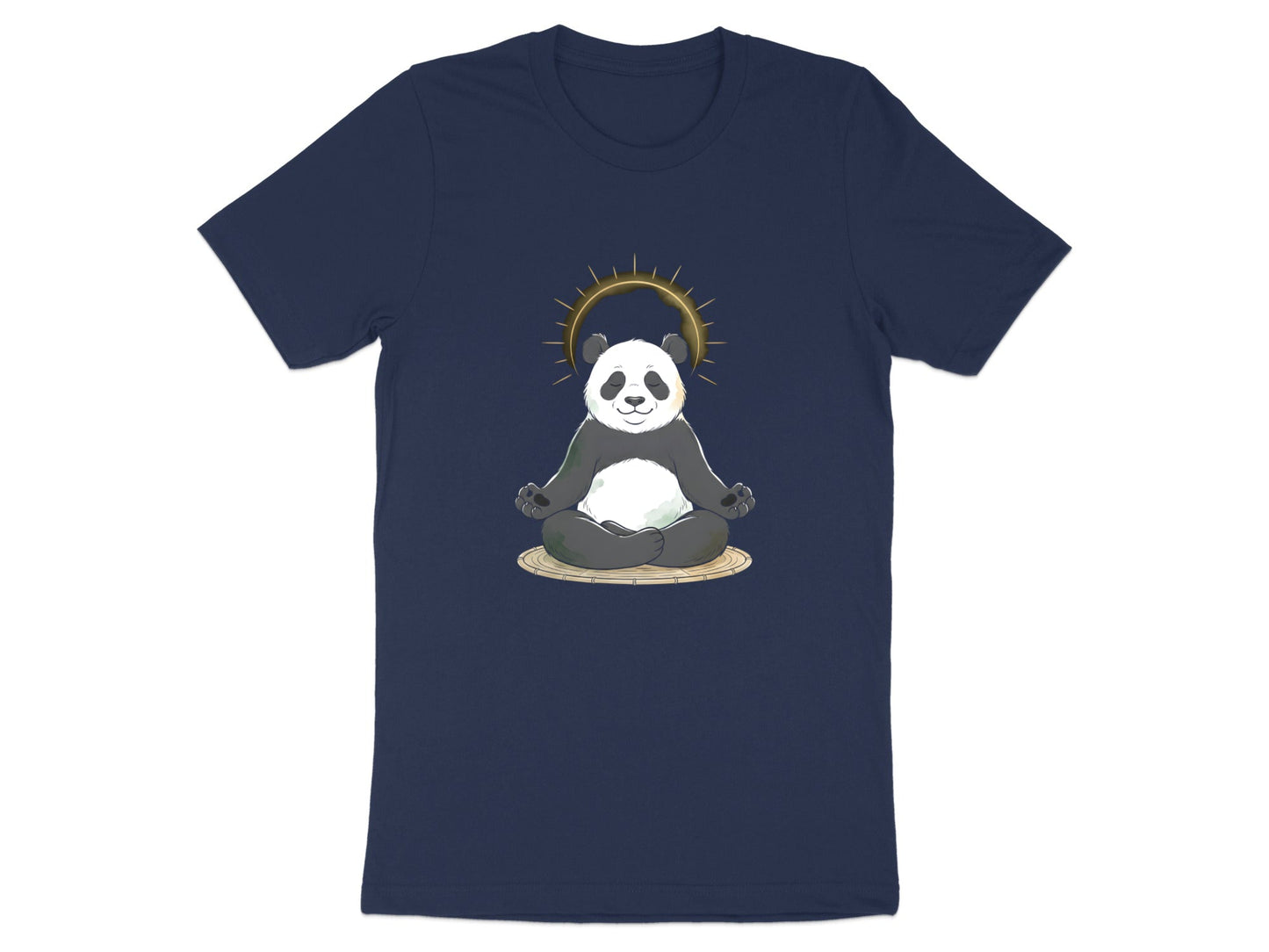 Meditating Panda Zen T-Shirt - Yoga & Mindfulness Graphic