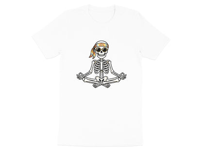 Chill Skeleton Meditating Yoga T-Shirt