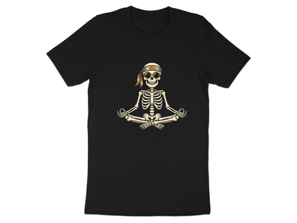 Chill Skeleton Meditating Yoga T-Shirt