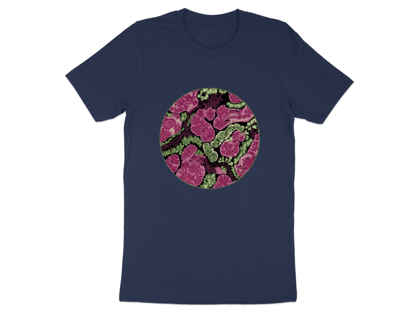 Microscopic Cell Pattern T-Shirt - Abstract Biology Art