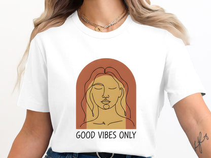 Good Vibes Only Arch Portrait T-Shirt