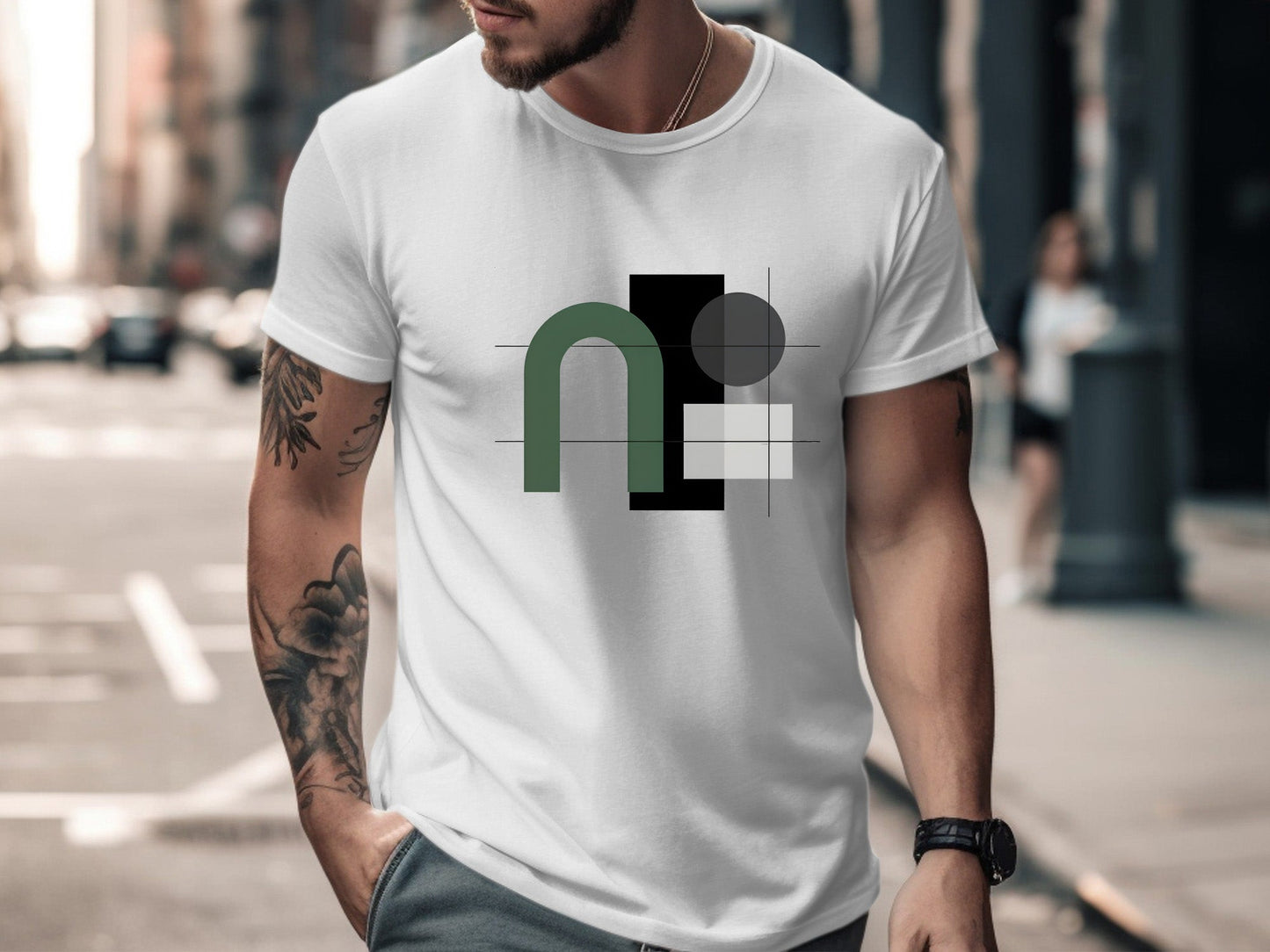 Bauhaus Minimalist Arch T-Shirt