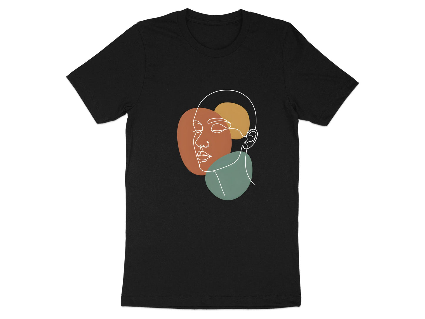 Modernist Abstract Face T-Shirt