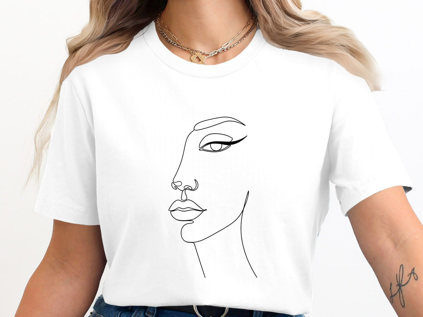 Duality Minimalist Face Collage T-Shirt