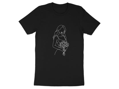 Winged Eyeliner Minimalist Profile T-Shirt