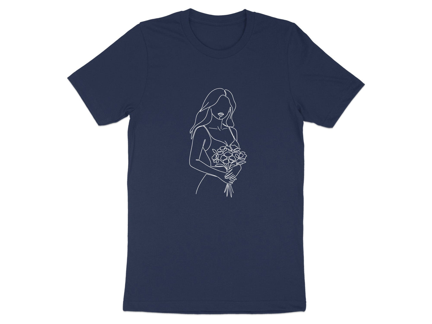 Winged Eyeliner Minimalist Profile T-Shirt