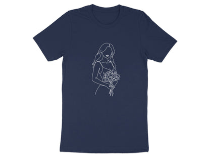 Winged Eyeliner Minimalist Profile T-Shirt