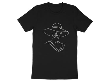 Sun Hat Silhouette Minimalist T-Shirt
