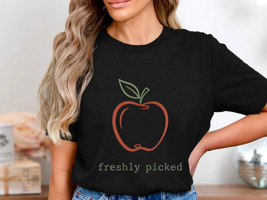 Freshly Picked Minimalist Apple T-Shirt