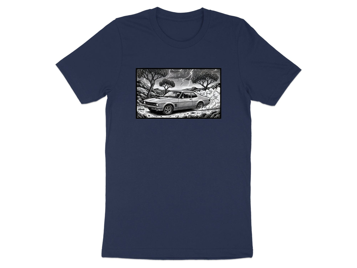 Outback Muscle Car Monochrome T-Shirt