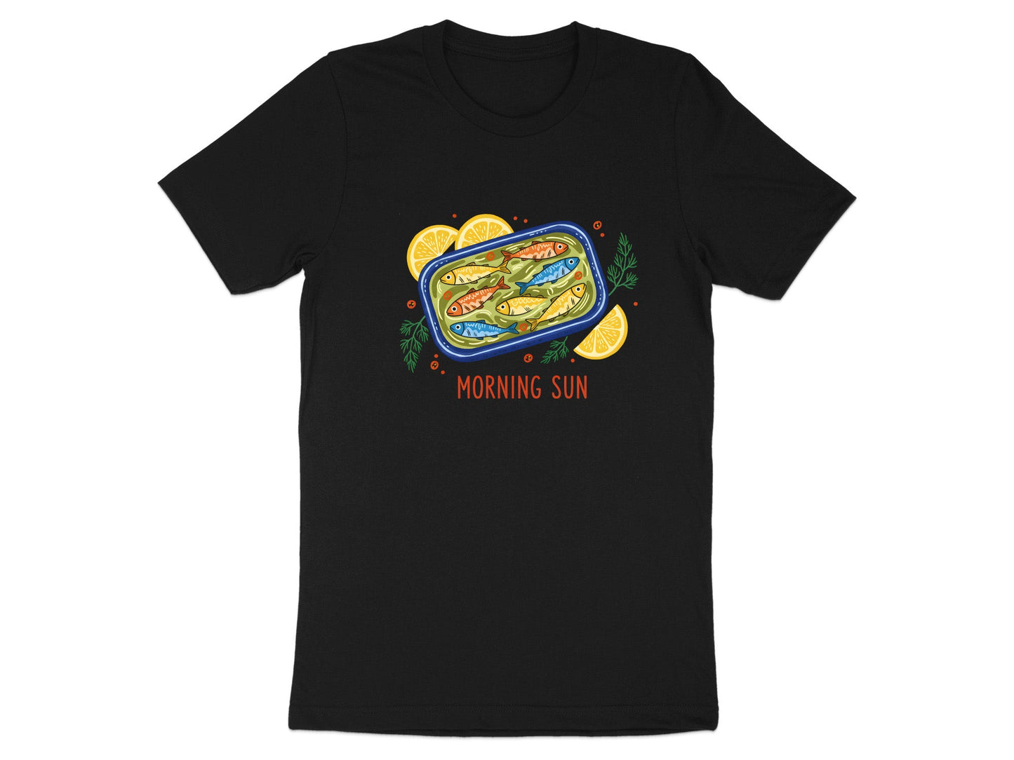 Morning Sun Tinned Fish Graphic T-Shirt