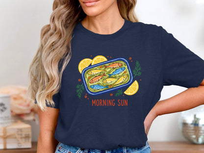 Morning Sun Tinned Fish Graphic T-Shirt