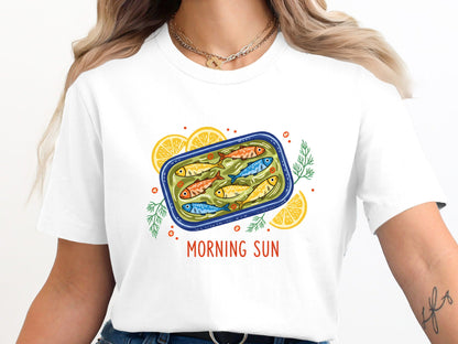 Morning Sun Tinned Fish Graphic T-Shirt
