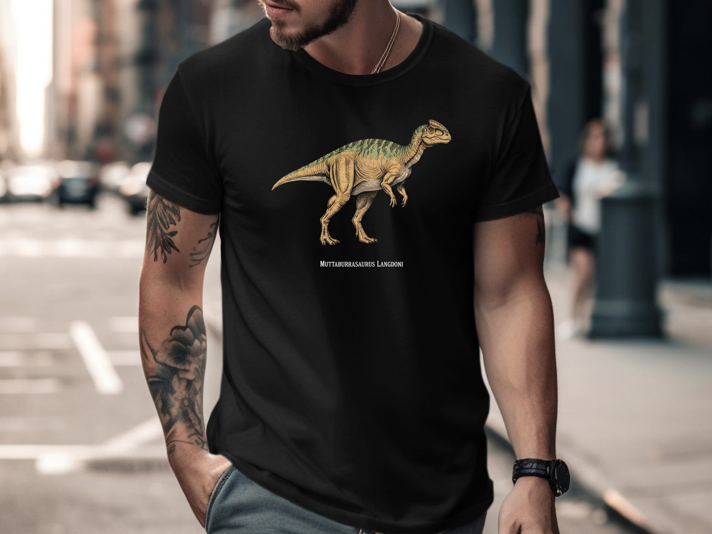 Muttaburrasaurus Langdoni T-Shirt - Australian Dinosaur Art