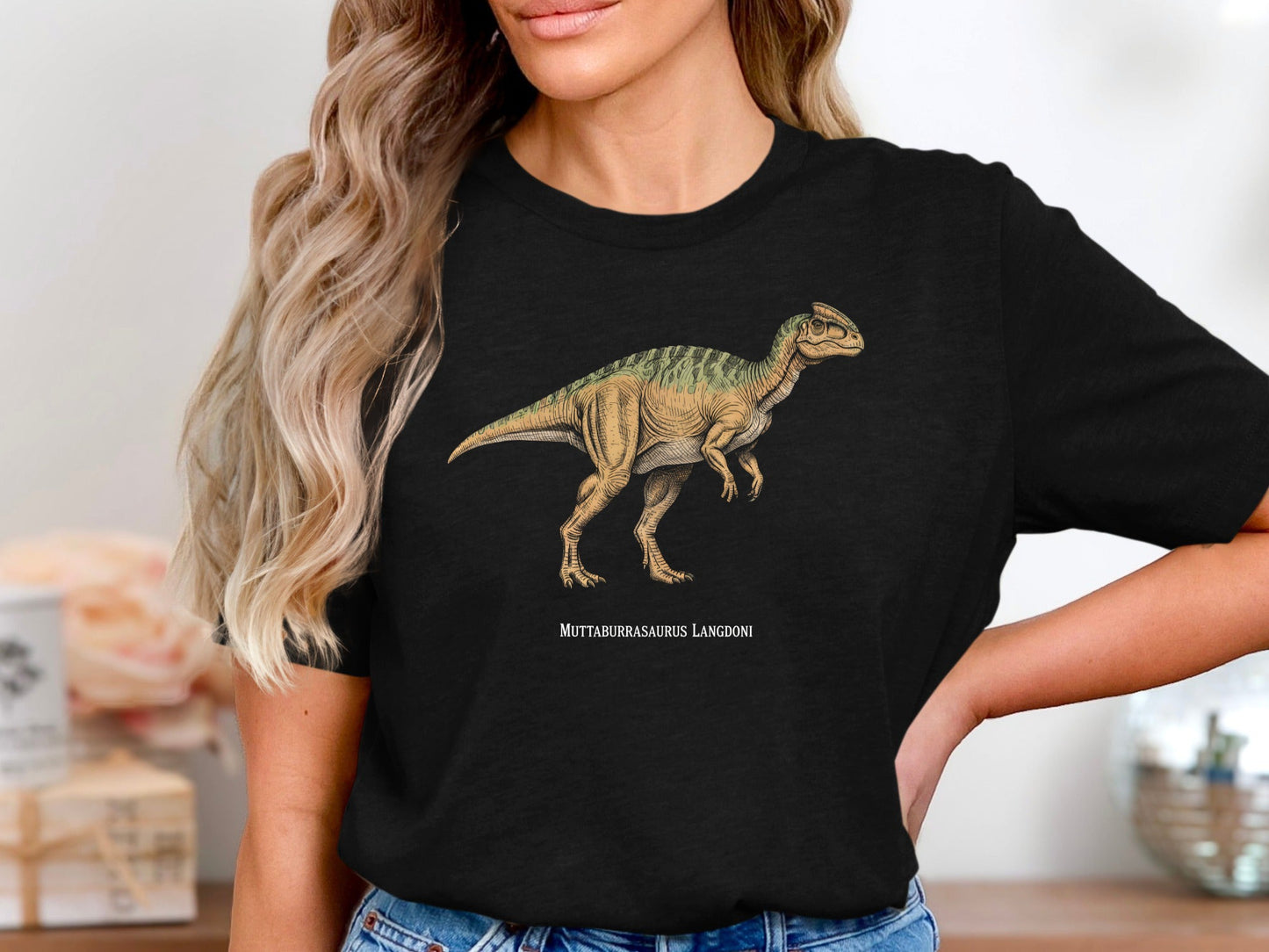 Muttaburrasaurus Langdoni T-Shirt - Australian Dinosaur Art