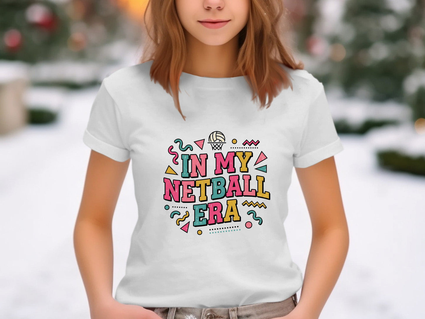 In My Netball Era Retro 90s Style T-Shirt