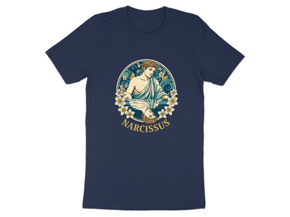 Narcissus Myth Portrait T-Shirt - Greek Mythology Design
