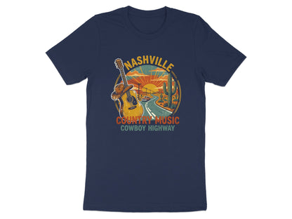 Nashville Country Music Cowboy Highway Retro Tee